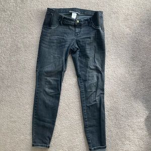 Maternity jeans-black, side panel